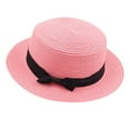 thumbnail image 3 of Sombrero Fedora Yinane con lazo para mujer Rosado, 3 of 5