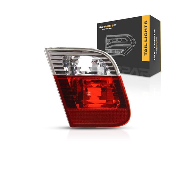 For BMW 325i/330i/325xi/330xi 2002 2003 2004 2005 Tail Light Assembly Driver Side Inner Sedan Clear and Red Lens Replacement For BM2882104 | 63216910537
