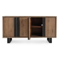 thumbnail image 5 of Pemberly Row 94" Reclaimed Oak Wood Sideboard Buffet in Brown Oak, 5 of 11