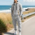 thumbnail image 5 of Mens 2 Piece Jacquard Sweatsuit Outfits Full Zip Sports Jogging Suits Sets Athletic Running Sweatsuits with Zip Pockets Sport Jogger Sweat Suits, 5 of 5