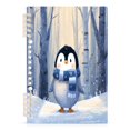 thumbnail image 2 of Wirebound Notebook Hardcover Spiral Notebooks Cute Penguin in Winter, 60 Pages, 80 GSM, 5.7 x 8.3in, 2 of 7