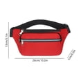 thumbnail image 3 of Vacemry Sac Banane Unisexe à Bandoulière, Grande Capacité, Sangle Réglable, Sac Banane pour Sports Extérieurs, Voyage, Randonnée, Cyclisme, Course, Pochette de Taille Résistante à l'Eau pour Hommes et Femmes, 3 of 6