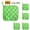 Green ×5, variant on 5Pcs Kitchen Pot Holders Set Heat Resistant Pure Cotton Potholders Kit Trivets Large Coasters Hot Pads Pot Holders for Everyday Cooking and Baking by 7.1 x 7.1 Inch