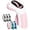 Pink, variant on 5IN Handheld Embossing Label Maker Machine Manual Rotary Label Printer with Waterproof Embossed Tape Portable Hand Labeler for Home Kitchen Office School Storage Organization,Green