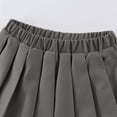 thumbnail image 5 of NAISIBABY Girls School Uniform Skirt, A-Line High Waist Pleated Skirt for Back to School Dark Gray Size 15, 5 of 7