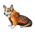 thumbnail image 7 of Gaeub Gold Flame Pattern Wolf Dog Hoodie Sweatshirts Warm Dog Clothes for Small Dogs,Puppy and Cat Costume-, 7 of 7