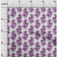 thumbnail image 2 of oneOone Silk Tabby Purple Fabric Paisleys Sewing Craft Projects Fabric Prints By Yard 42 Inch Wide, 2 of 5