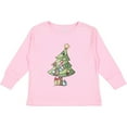 thumbnail image 3 of Inktastic Christmas Tree Boys or Girls Long Sleeve Toddler T-Shirt, 3 of 5