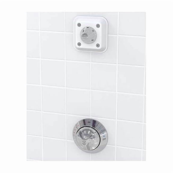 Bestcare Wall, Ligature Resistant Showerhead, Chrome, White WH538-CSH-SRCH