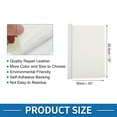 thumbnail image 4 of Parche de reparación de cuero autoadhesivo Unique Bargains con fuerte pegajosidad 30"x16" cinta de reparación de cuero PU blanco 1 pieza, 4 of 7