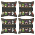 thumbnail image 2 of Halloween Throw Pillow Covers, Halloween Happy Old Man I Square Pillow Cases with Invisible Zipper for Halloween Decorations, Farmhouse Halloween Decor 16x16, 2 of 7