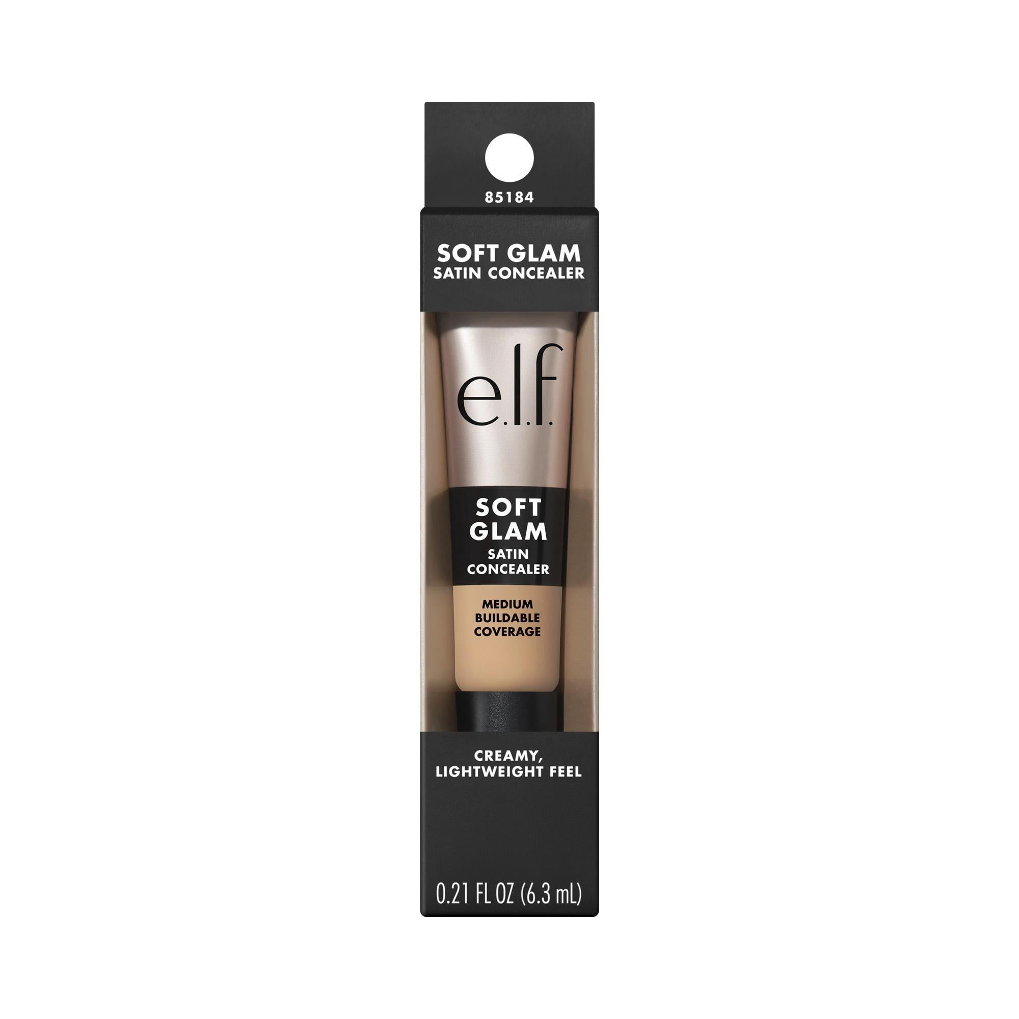 e.l.f. Cosmetics Soft Glam Satin Concealer, 20 Light Cool, 6.3 mL