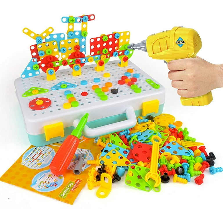 276 Piece Trendy Bits Drill Puzzle, STEM Learning Building Toys