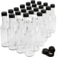 thumbnail image 1 of 24 Botellas de Vidrio para Salsa Casera nicebottles 929865927866 Transparentes con Tapones de Rosca Negros Capacidad de 140 ml nicebottles 929865927866, 1 of 2