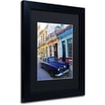 thumbnail image 2 of Trademark Fine Art 'Vatage Blue Studebaker in Havana' Canvas Art by Masters Fine Art, Black Matte, Black Frame, 2 of 3