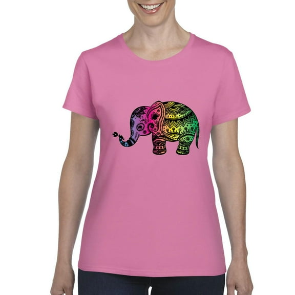 Normal is Boring - Women's T-Shirt Short Sleeve, up to Women Size 3XL - Elephant