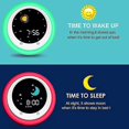thumbnail image 2 of Sun & Moon Rise Kids Alarm Clock kids S Sleep Trainer Sleep Sound Machine Wake Up Light & Night Light Teach Kids Day & Night-YOUYOU, 2 of 4