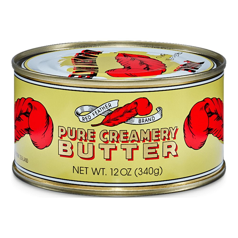 (6 pack) Red Feather Brand Pure Creamery Butter, 12 oz Can