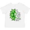 thumbnail image 3 of Inktastic Mental Health Awareness Green Sunflower Ribbon Boys or Girls Toddler T-Shirt, 3 of 5