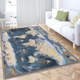 thumbnail image 3 of Vintage Washable Area Rug World map 3D Printed Carpet Non Slip Area Rug, Rugs Soft Flannel Floor Carpet Living Room Bedroom Throw Runner Rugs 6x9ft, 3 of 8