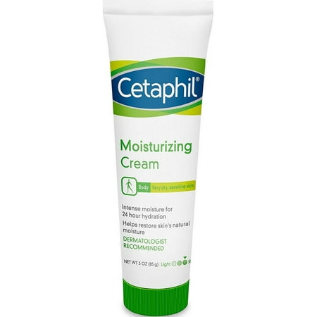 Cetaphil Moisturizing Lotion, Instant & Long Lasting 24 Hour Hydrating Moisturizer for All Skin Types, Lotion for Sensitive Skin, Non-Greasy 3 fl. Oz.