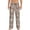 Black, variant on Cute brown sloth monkey Print Men's Home Trousers, Elastic Drawstring Home Pajamas Clothing Suitable for Adult Men-Medium