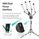 thumbnail image 5 of Luz Flexible 4 Brazos Video LED Fotografía de Luz Luz de Relleno 3200K-5600K Dimbable Con Soporte de Teléfono + 2M/78.7in Metal Light Stand + Carrying Bag Para Transmisión, 5 of 7