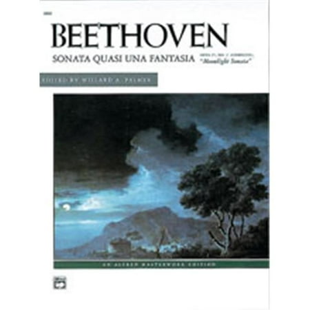 Alfred 00-2502 Moonlight Sonata- Op. 27- No. 2- Complete - Music Book