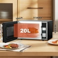 thumbnail image 4 of Smad Countertop Microwave Oven 700W 10 Power Levels 6 Auto Menus 0.7 cu ft, 4 of 11