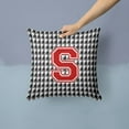 thumbnail image 2 of Monogram Letter Fabric Decorative Pillow, 2 of 4