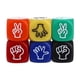 thumbnail image 1 of Juego de 6 dados acrílicos poliédricos multicara para fiestas de baile, 1 of 6