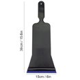 thumbnail image 4 of Black Long Handle Bulldozer Squeegee for Car Cleaning Carbon Film Wrapping Tint Tool Windshield Winter Snow Remover Tool B104B (with red blade), 4 of 7