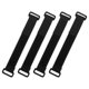 thumbnail image 4 of Vehicle Dash Cam Mounting Rearview Mirror Bracket Adapter Compact Lightweight Driving Recorder Car Dash Cam Accessories 16.00X2.30X0.30cm Black 4Pcs, 4 of 5