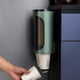 thumbnail image 1 of Portavasos de papel desechable, de agua automático, portavasos, hogar, oficina, ahorro de espacio, soporte de almacenamiento de vasos de p , Verde individual Macarena dispensador de portavasos, 1 of 7
