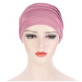 thumbnail image 3 of iHPH7 Chemo Turbans for Women Head Bands for Women's Hair Head Wrap Scarf Turban Head Wraps for Women Head Scarf for Women, Hot Pink One Size, 3 of 5
