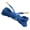 Blue, variant on Loop King Shoe Laces- Off White Laces for Sneakers - Perfect for Athletic Adults and Kid - Buttermilk + Light Blue - 160 cm