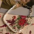 thumbnail image 2 of Collier Ras du Cou en Forme de Perle Plaqué Or 18K Design Minimaliste Élégant pour Femmes, 2 of 6