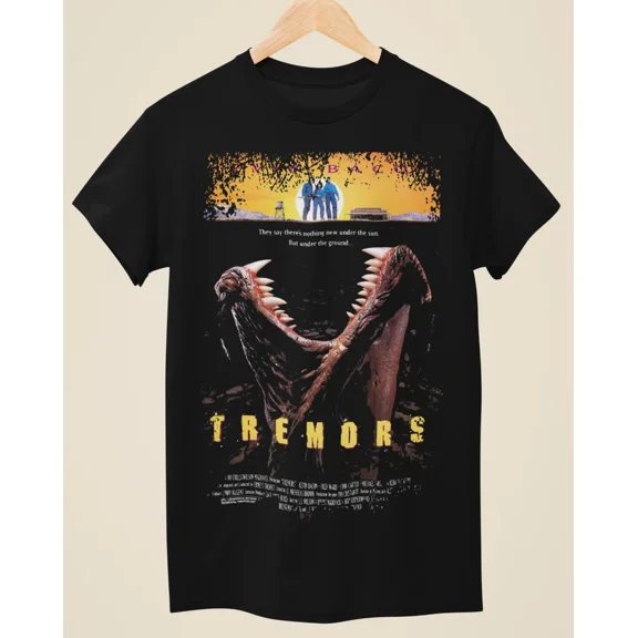 LIMITED EDITION Tremors - Movie Poster Inspired Unisex Black T-Shirt