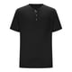thumbnail image 4 of pstuiky Mangas cortas para hombre, Camisa tipo jersey para hombre, de color liso, con botones, manga corta y cuello alto camisas casuales para hombre xl, 4 of 6