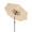 Tan, variant on 10FT Solar Powered Patio Umbrella, UV Protection Market Table Umbrella w/ 40 LED Lights & Push Button Tilt & Crank Lift System for Garden/Lawn/Deck/Backyard/Pool