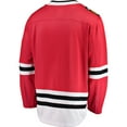 thumbnail image 3 of Men's Fanatics Red Chicago Blackhawks Breakaway Home Jersey, 3 of 7