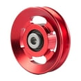 thumbnail image 4 of mmirethe Roue à Galet à Roulement Universel de Haute Précision en Alliage d'Aluminium pour Équipement de Gym, Lisse et Durable, Rouge, 88 mm, 4 of 6