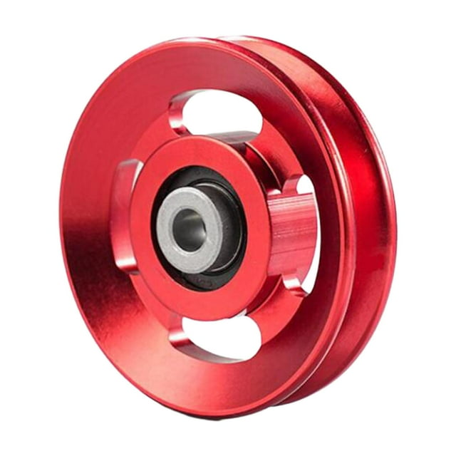 Polea de aleación de aluminio con rodamiento y rueda universal resistente al desgaste para gimnasio 88mm