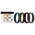 thumbnail image 1 of Juego de Anillos de Boda de Silicona ROQ 6 mm para Hombres, 1 of 1