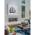 thumbnail image 6 of "Blue Ship" Framed Painting Art Print, 6 of 6