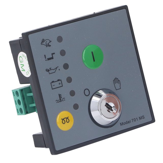 Módulo de parada de arranque manual panel de control del grupo electrógeno Indicación LED multifuncional con 2 teclas para grupo electrógeno ANGGREK Otros