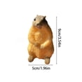 thumbnail image 3 of Squeezable Groundhog Stress Relief Toy, Realistic Simulation Model, Pinch & Knead Desk Decor, Anxiety Reduction Fidget Gadget, Durable Office Novelty Gift, 3 of 6
