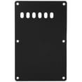 thumbnail image 1 of Electric Guitar Rear Cover Plate Back Panel Cover Plate SiX hole Pickguard (Black), 1 of 11