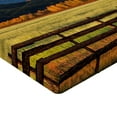 thumbnail image 2 of Ambesonne Landscape Fitted Sheet, Nature Valley Forest, Twin Size, Multicolor, 2 of 3
