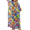 thumbnail image 4 of HELLHERO Flowers Women's Swimsuit Coverups Stylish High Quality Fabrics Fashion Bathing Suit Cover Up, 4 of 6